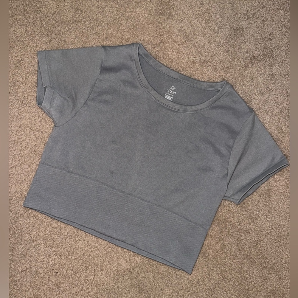 Offline by Aerie ribbed crop top - size M